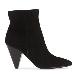 TREASURE & BOND Scope Black Suede Ankle Bootie 6